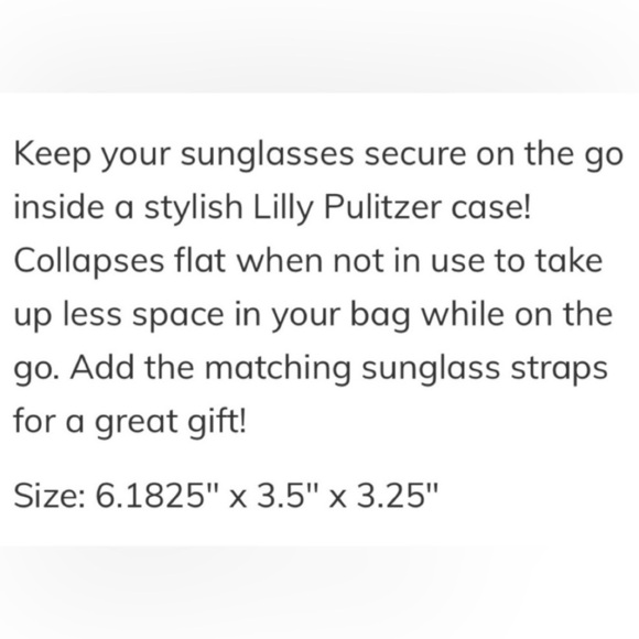 Lilly Pulitzer Spot Ya Collapsible Sunglass Case - Picture 6 of 9